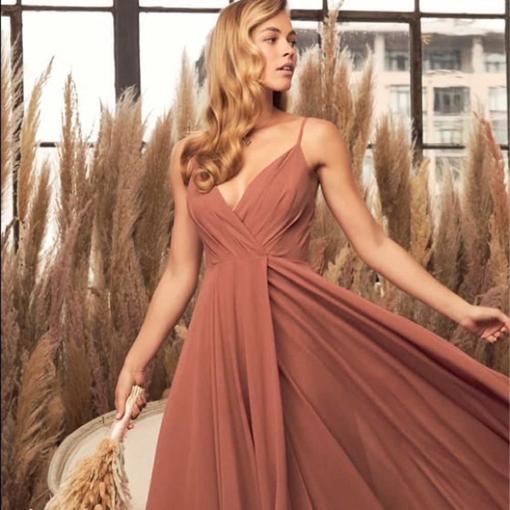 Lulus All About Love Rusty Rose Maxi Dress